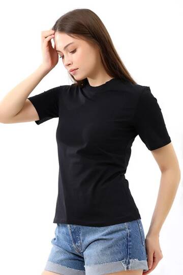 Basic Pamuklu Tişört - 2