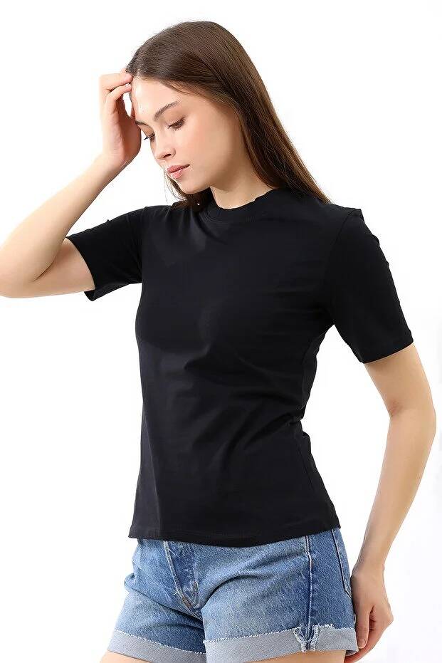 Basic Pamuklu Tişört - 2