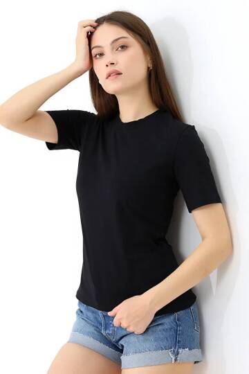 Basic Pamuklu Tişört - 3