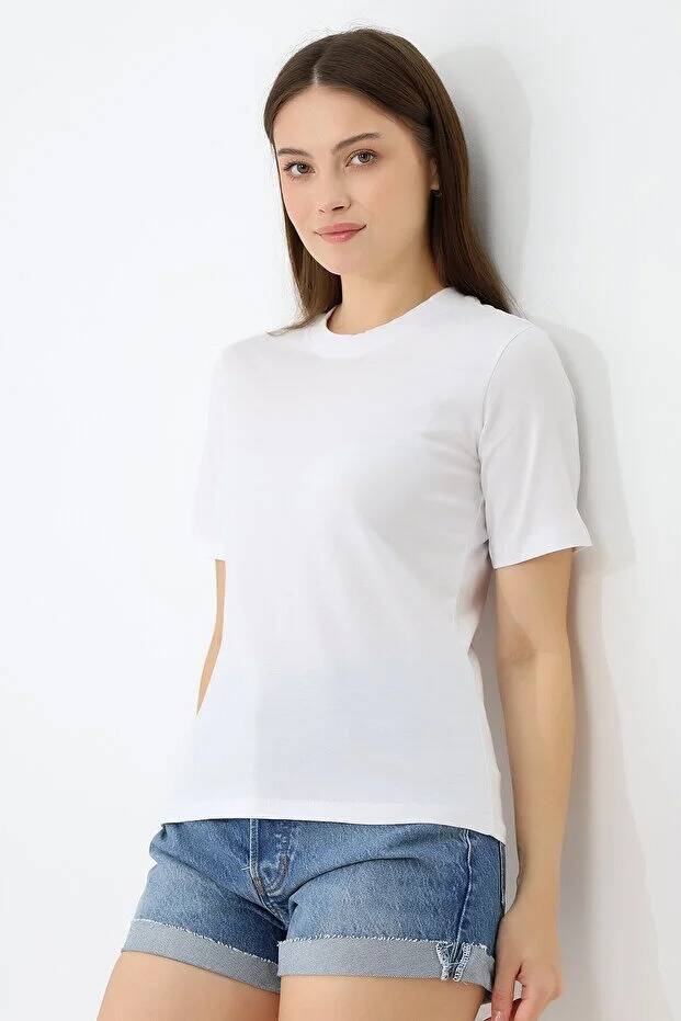 Basic Pamuklu Tişört - 8